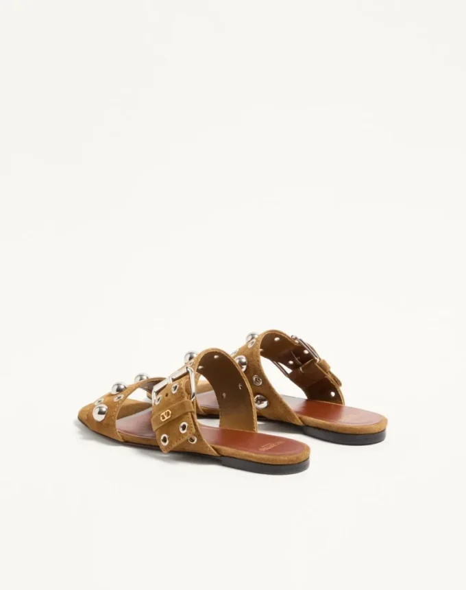 Nellcôte Crust Leather Slide Sandal
