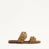 Nellcôte Crust Leather Slide Sandal