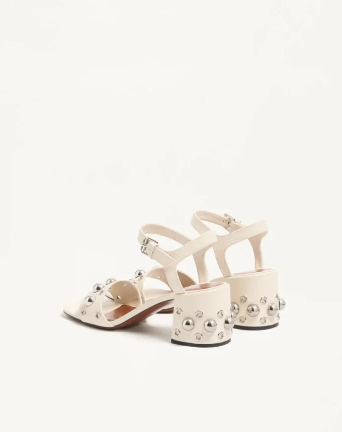 Nellcôte Sandal In Grainy Calfskin 60Mm