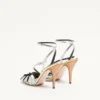 Nodine Sandal In Laminated Nappa 100mm
