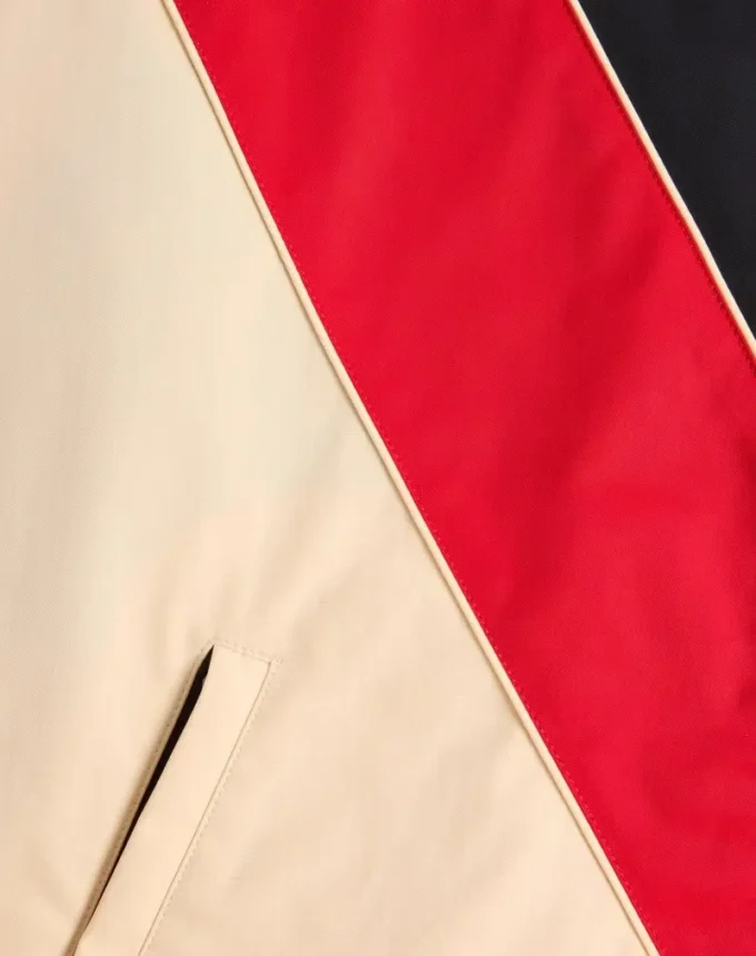 Nylon Hooded Windbreaker With Vlogo Patch