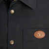Nylon Shirt Jacket With Patch VLogo