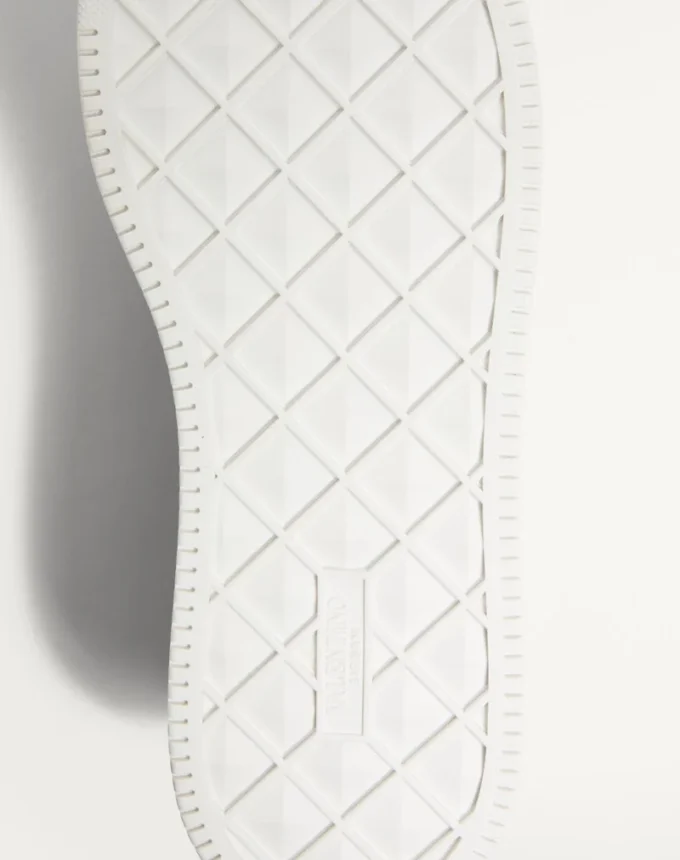 One Stud Low-Top Nappa Sneaker