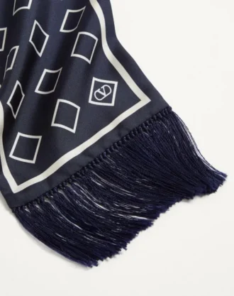 Opticool Silk Bandeau Scarf With Fringe
