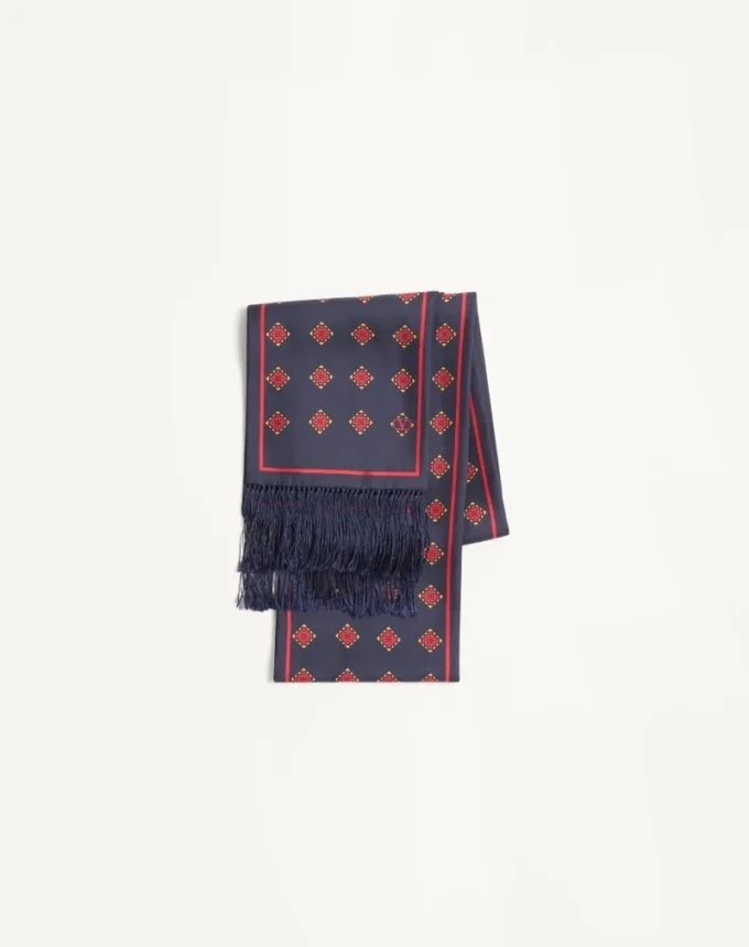 Opticool Silk Bandeau Scarf With Fringe