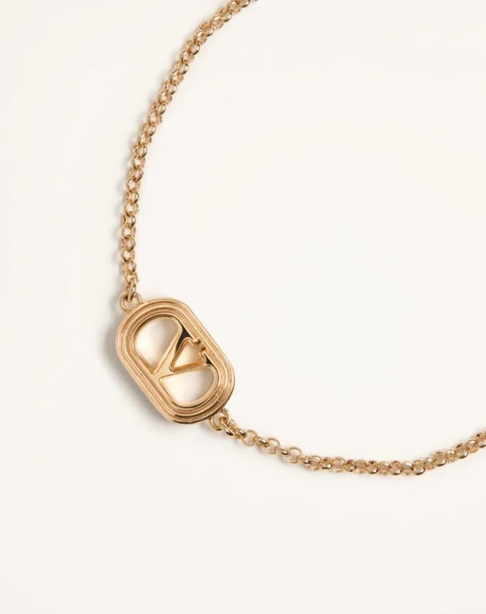 Oval Bracelet In Metal And Swarovski® Pearl Oval Bracelet In Metal And Swarovski® Pearl