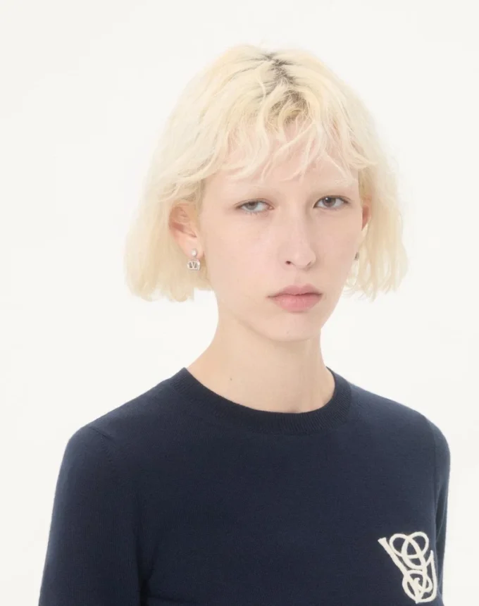 Oval Metal Earrings With Swarovski® Crystals