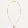 Oval Metal Necklace