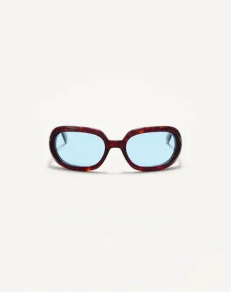 Oval Wrap-Around Acetate Eyewear