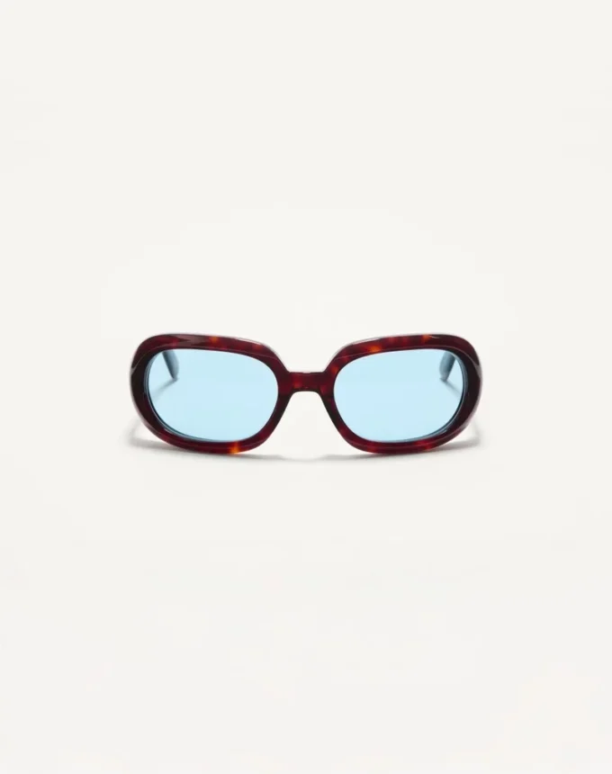Oval Wrap-Around Acetate Eyewear