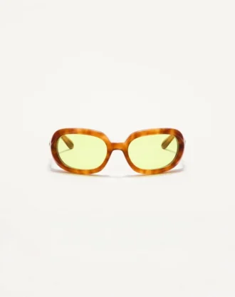 Oval Wrap-Around Acetate Eyewear