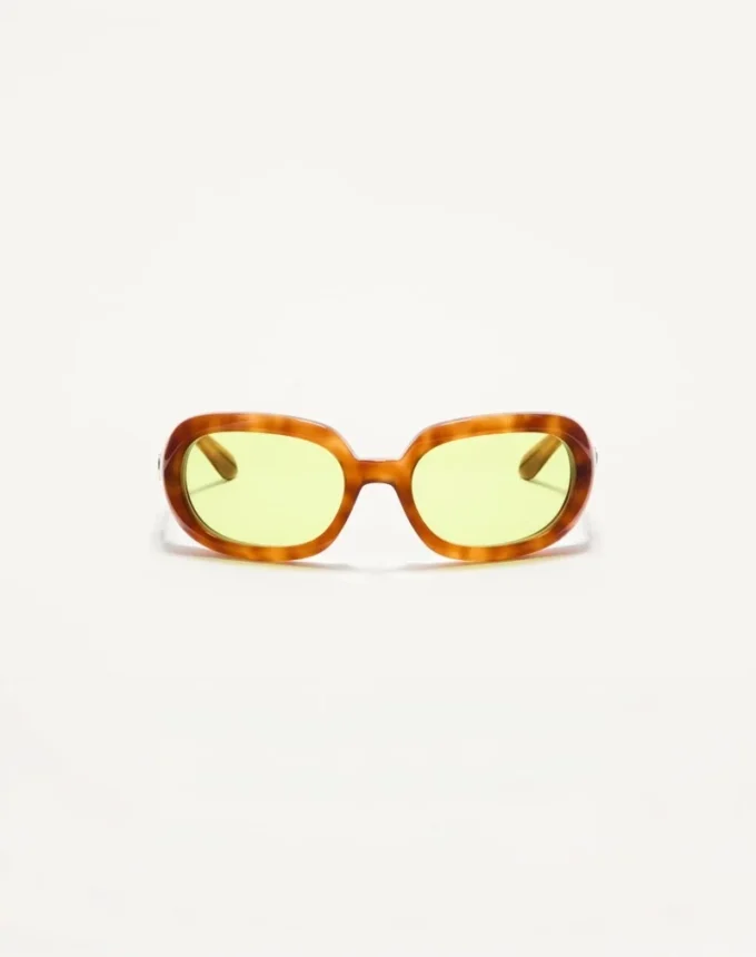 Oval Wrap-Around Acetate Eyewear