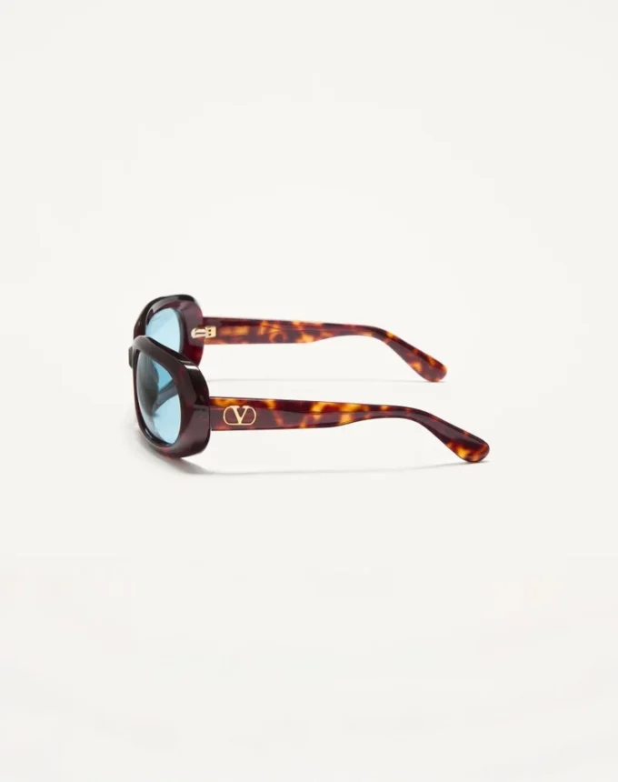 Oval Wrap-Around Acetate Eyewear