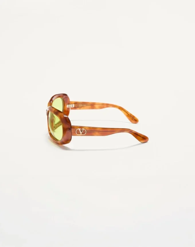 Oval Wrap-Around Acetate Eyewear