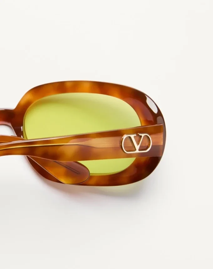 Oval Wrap-Around Acetate Eyewear