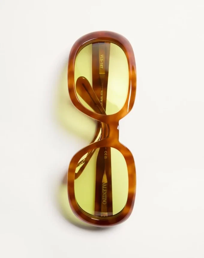 Oval Wrap-Around Acetate Eyewear