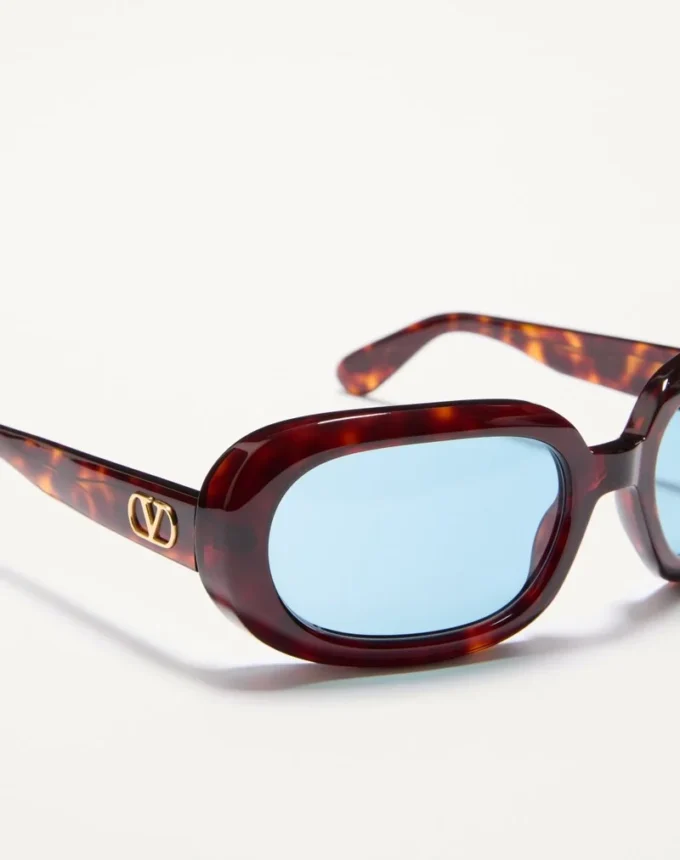 Oval Wrap-Around Acetate Eyewear