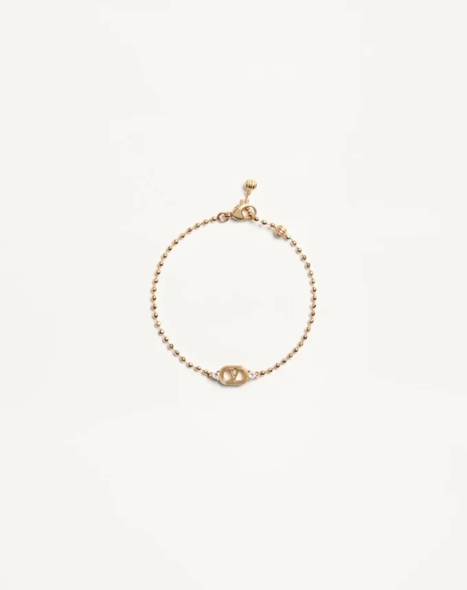 Ovalette Bracelet in Metal and Swarovski® Crystals Ovalette Bracelet in Metal and Swarovski® Crystals