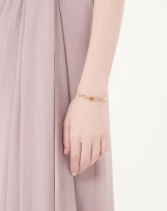 Ovalette Bracelet in Metal, Pearls and Swarovski® Crystals