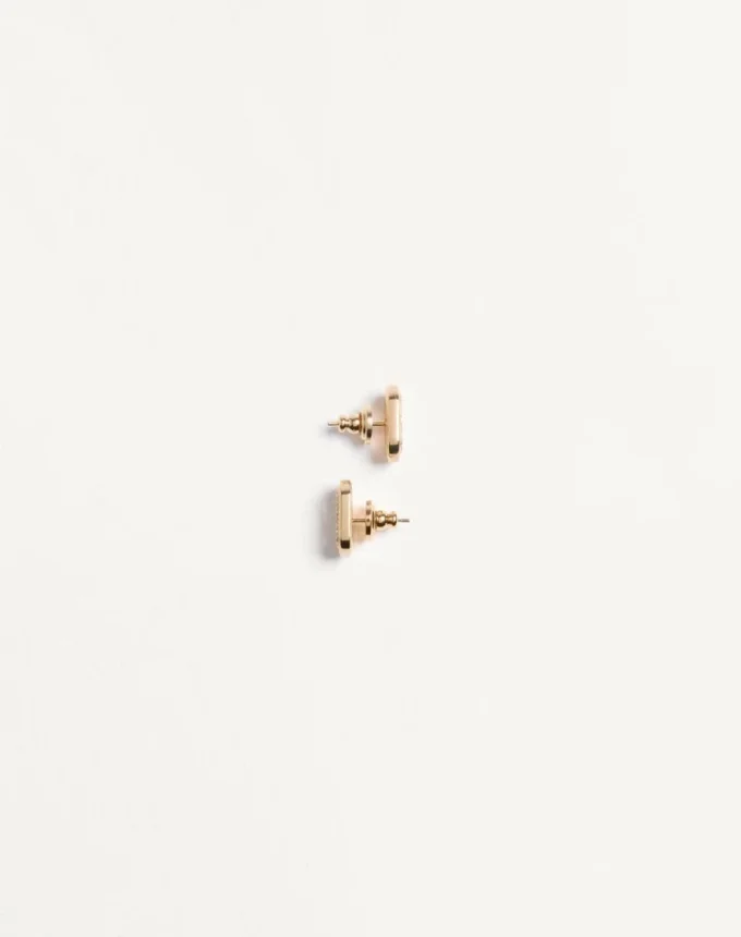 Ovalette Earrings in Metal and Swarovski® Crystals