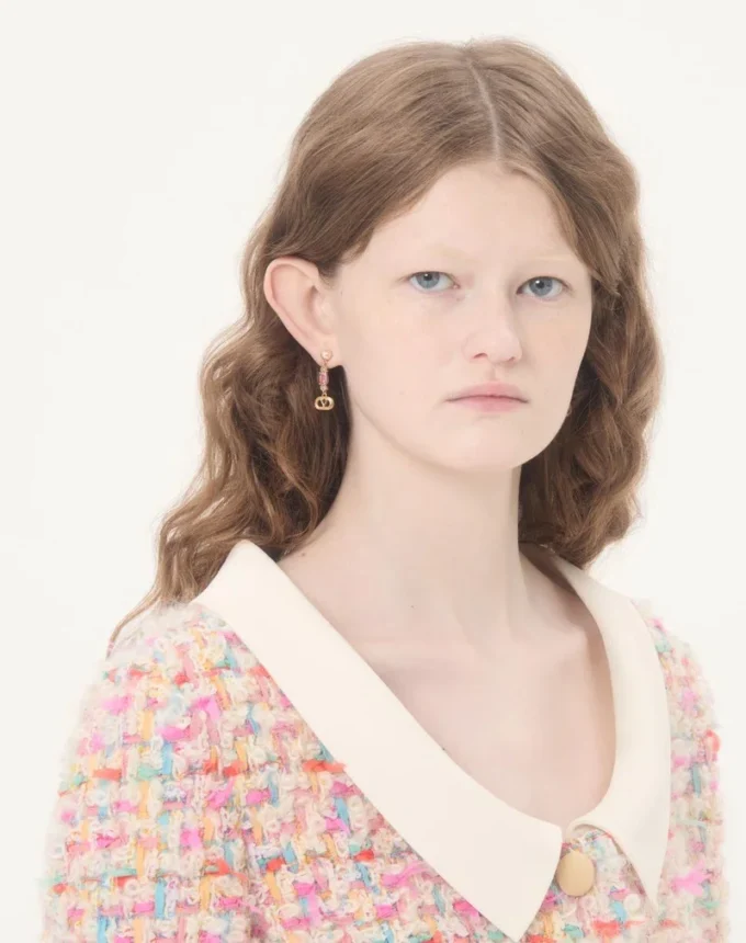 Ovalette Earrings in Metal, Pearl and Swarovski® Crystals Ovalette Earrings in Metal, Pearl and Swarovski® Crystals