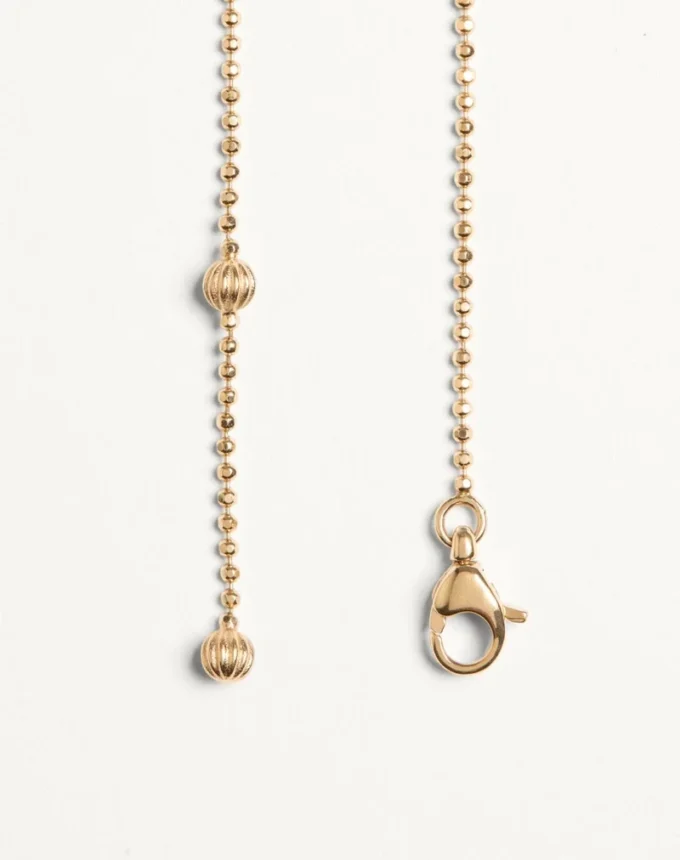 Ovalette Necklace in Metal and Swarovski® Crystals