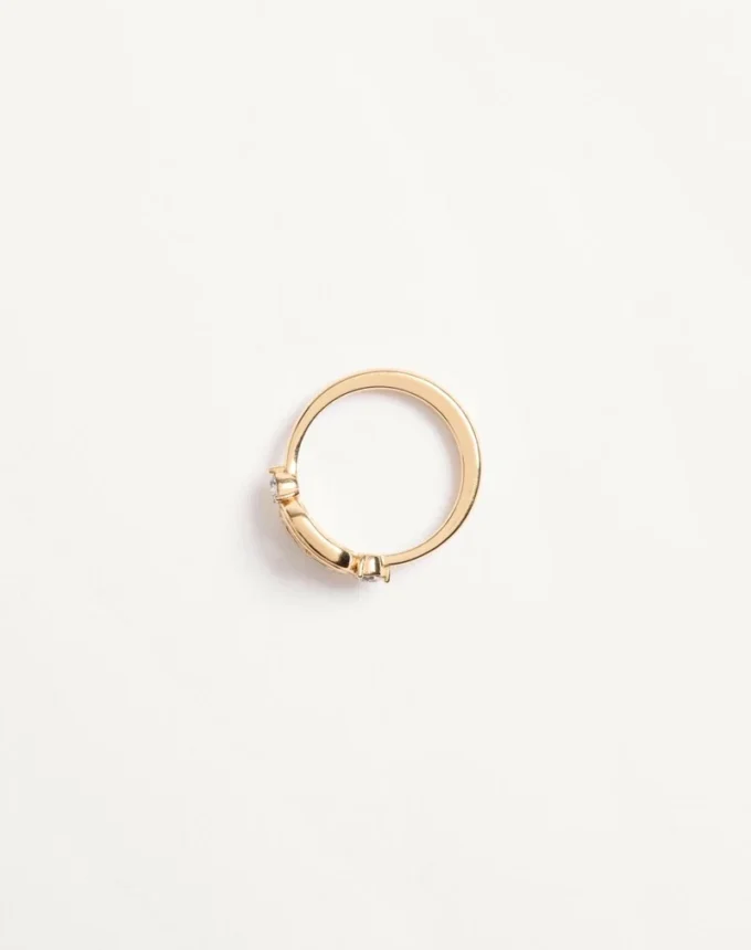 Ovalette Ring in Metal and Swarovski® Crystals