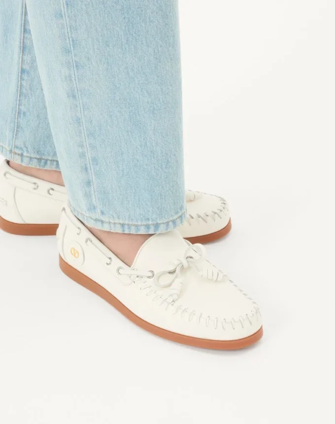 Palm Avenue Buffalo Leather Boat Shoe