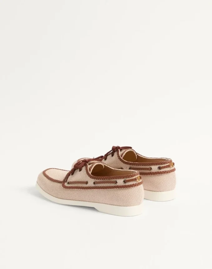 Palm Avenue Canvas And Nappa Boat Shoe
