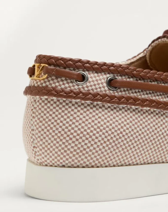 Palm Avenue Canvas And Nappa Boat Shoe