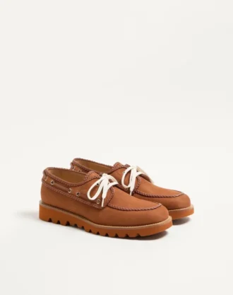 Palm Avenue Deerskin Suede Boat Shoe