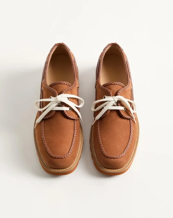 Palm Avenue Deerskin Suede Boat Shoe