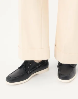 Palm Avenue Kidskin Boat Shoe