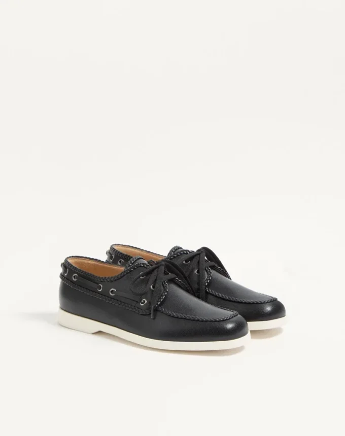Palm Avenue Kidskin Boat Shoe