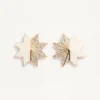 Pas Plus Earrings In Metal, Enamel And Swarovski® Crystals