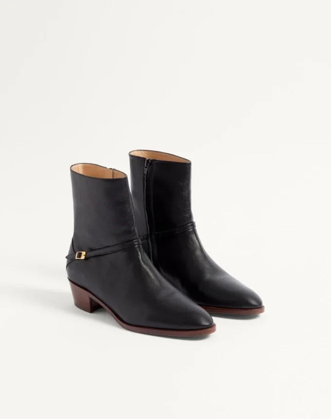 Pat Ankle Boot In Kidskin