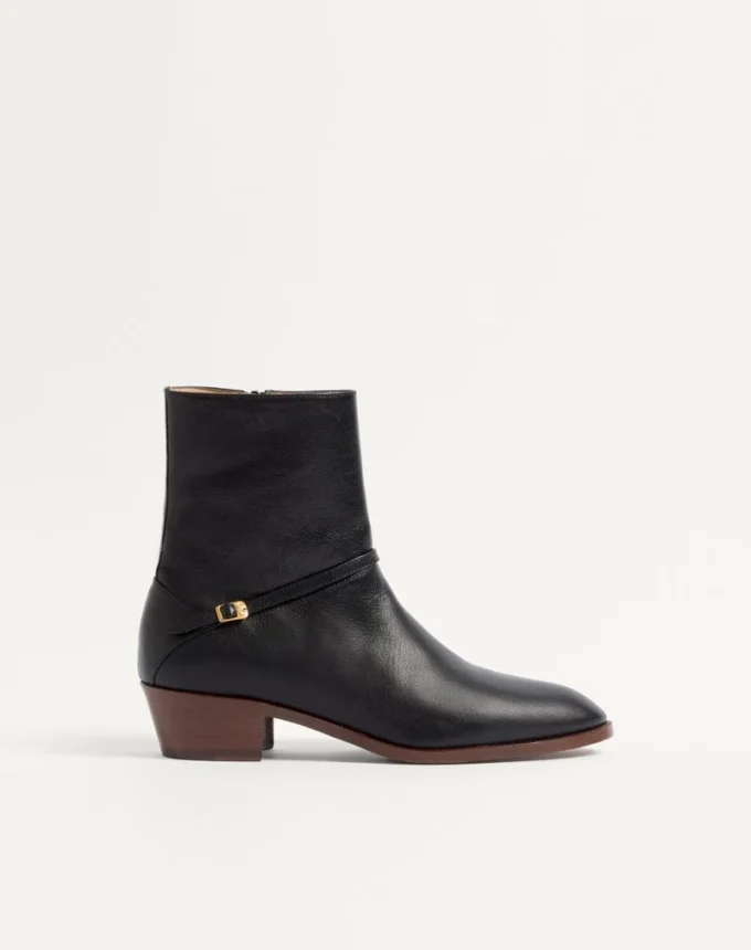 Pat Ankle Boot In Kidskin