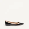 Patent Rockstud Ballet Flat