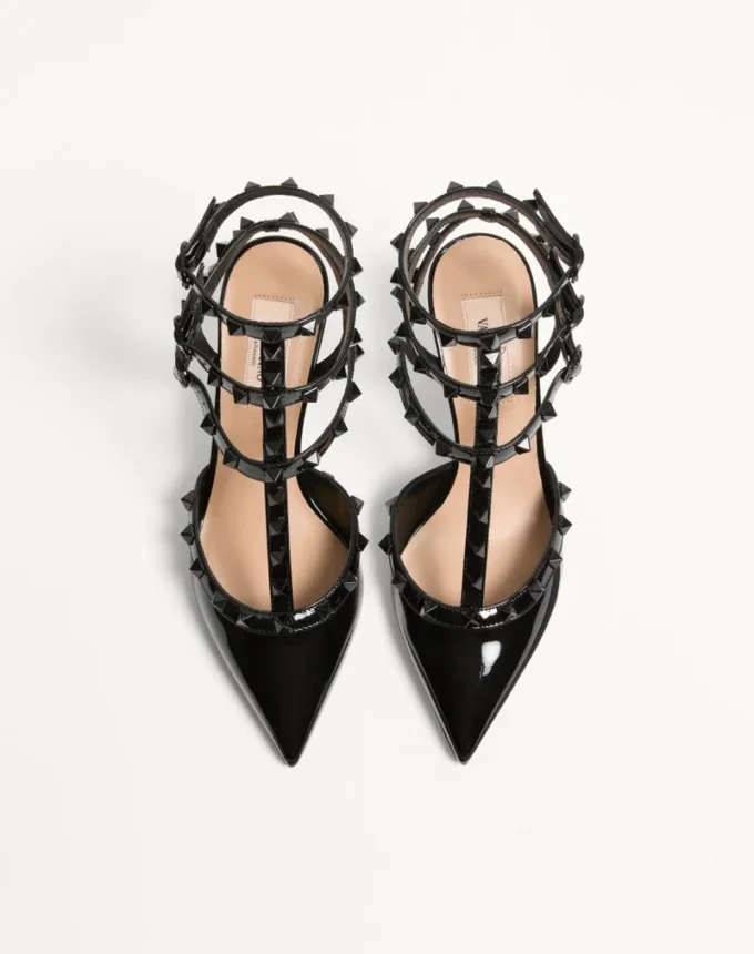 Patent Rockstud Pumps With Matching Straps And Studs 65 Mm