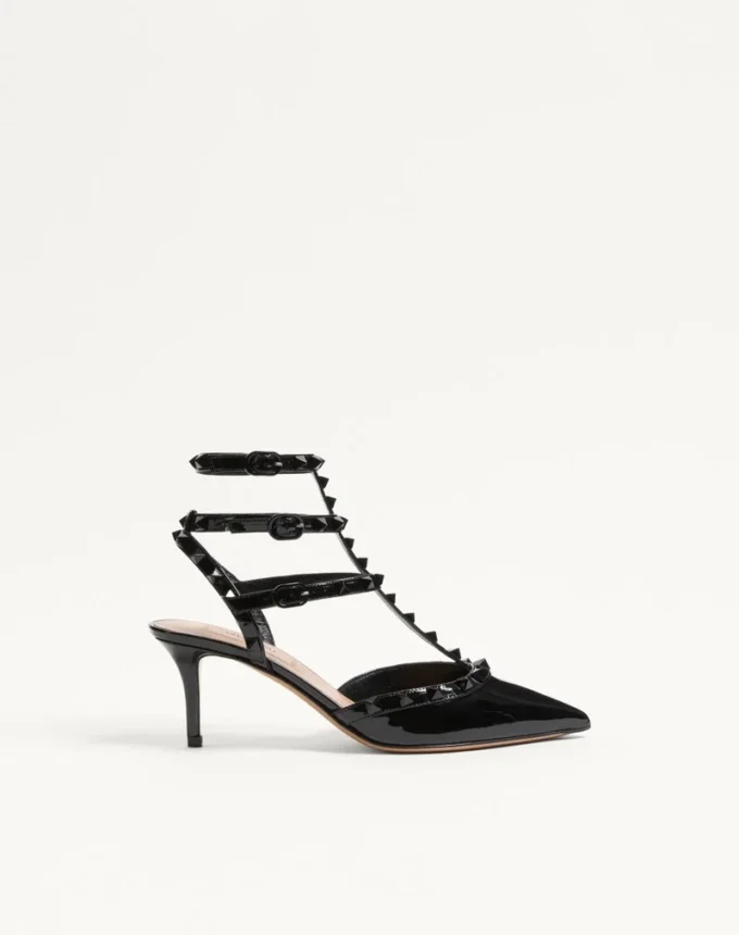 Patent Rockstud Pumps With Matching Straps And Studs 65 Mm