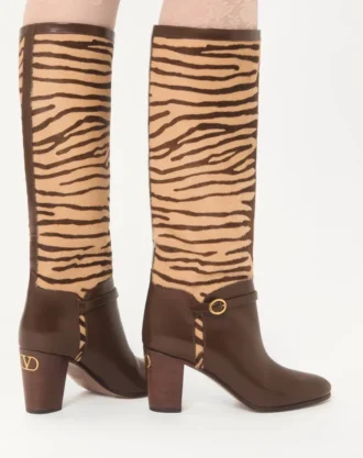 Pattie Boot In Pony-Effect Calfskin 75Mm