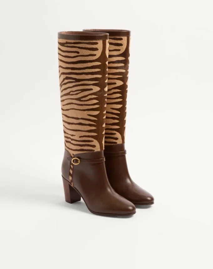 Pattie Boot In Pony-Effect Calfskin 75Mm