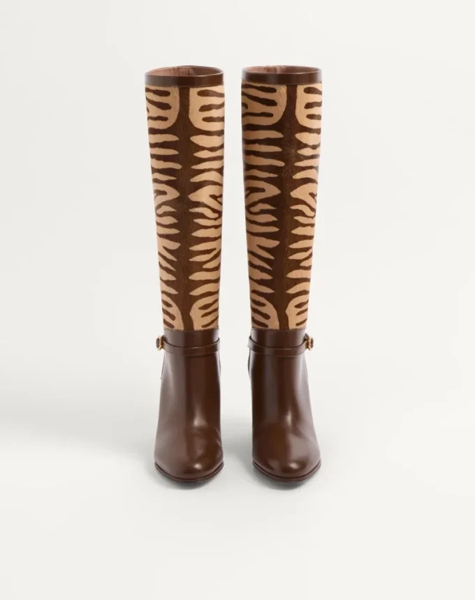 Pattie Boot In Pony-Effect Calfskin 75Mm