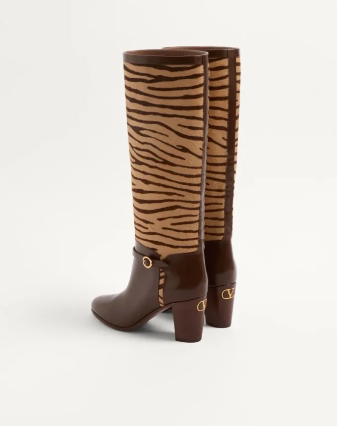 Pattie Boot In Pony-Effect Calfskin 75Mm