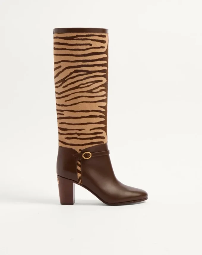 Pattie Boot In Pony-Effect Calfskin 75Mm