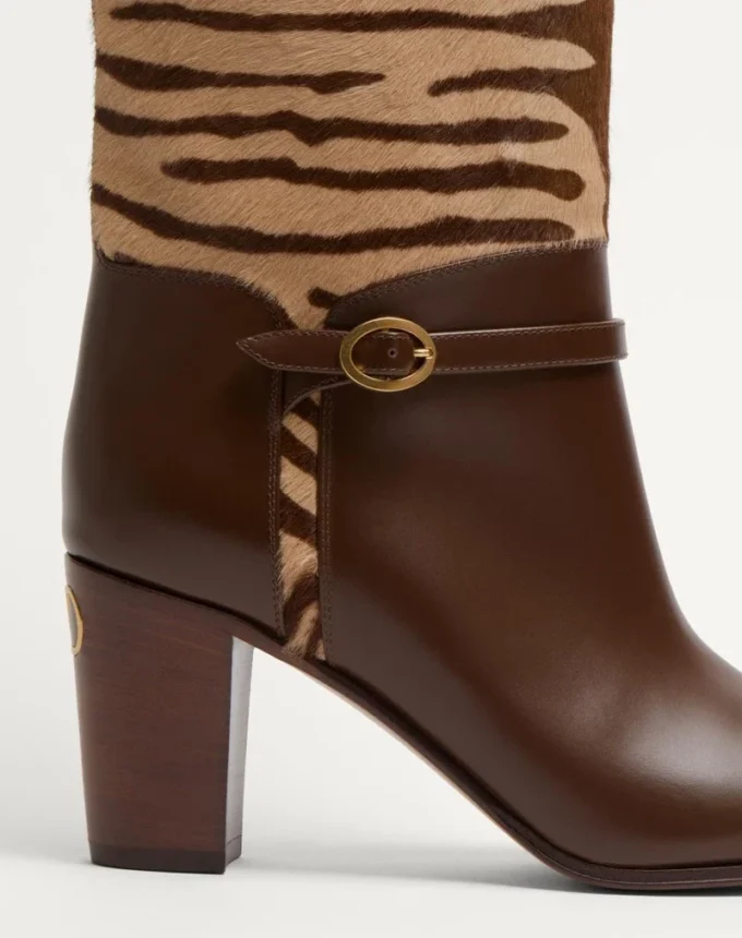 Pattie Boot In Pony-Effect Calfskin 75Mm