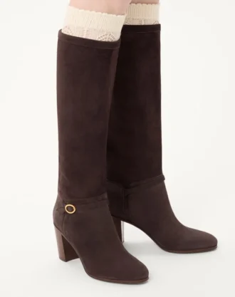 Pattie Crust Leather Boot 75Mm