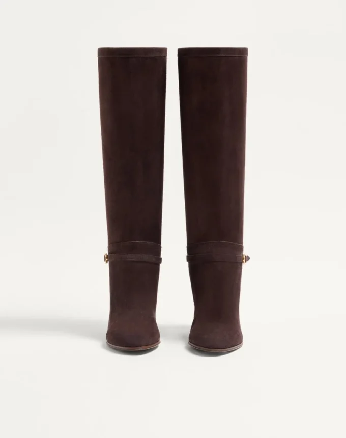 Pattie Crust Leather Boot 75Mm