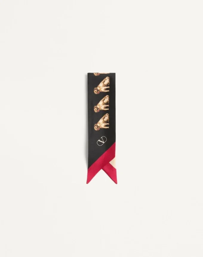 Petit Charles Silk Bandeau Scarf