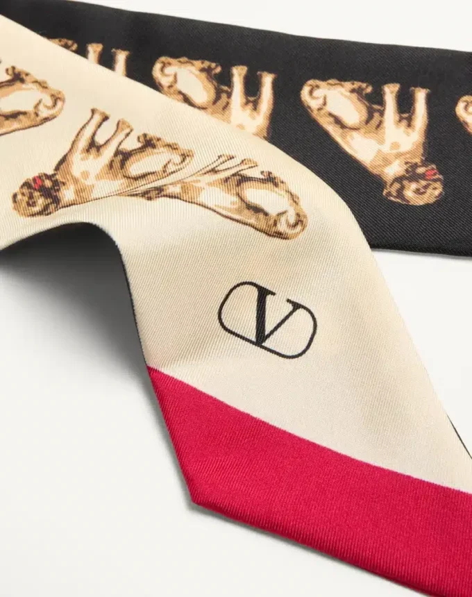 Petit Charles Silk Bandeau Scarf